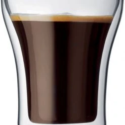 Cappuccino Cups Bodum Assam Double Wall Glass, 2 Pcs