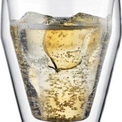 Cappuccino Cups Bodum Titlis Double Wall Glass, 2 Pcs