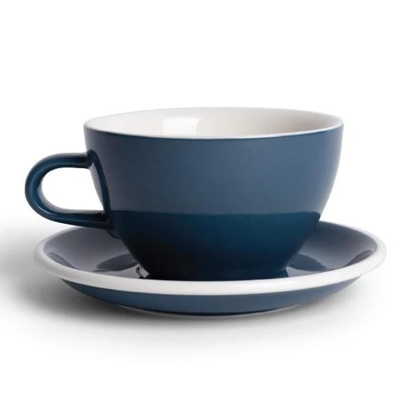 Latte Cups Acme Large Latte Cup 280 Ml + Saucer 15 Cm 3 Latte Cups Acme Large Latte Cup 280 Ml + Saucer 15 Cm