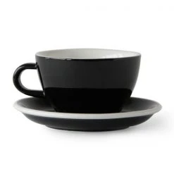 Latte Cups Acme Large Latte Cup 280 Ml + Saucer 15 Cm