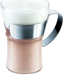Latte Cups Bodum Assam Glass With Steel Handle 350 Ml, 2 Pcs -Thermos Shop unnamed file 194