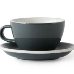 Latte Cups Acme Large Latte Cup 280 Ml + Saucer 15 Cm
