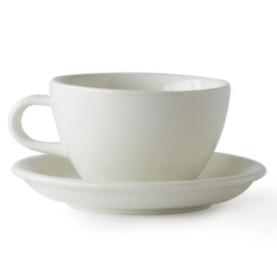 Latte Cups Acme Large Latte Cup 280 Ml + Saucer 15 Cm 3 Latte Cups Acme Large Latte Cup 280 Ml + Saucer 15 Cm