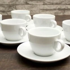 Ipa Industria Porcellane Latte Cups IPA Alba Latte Cup