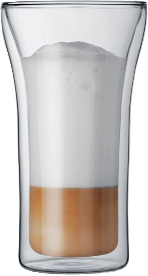 Latte Cups Bodum Assam Double Wall Glass, 2 Pcs 3 Latte Cups Bodum Assam Double Wall Glass, 2 Pcs
