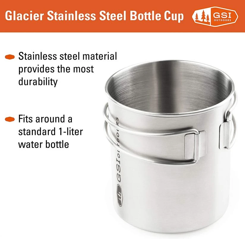 Outdoor Coffee GSI Outdoors Glacier Stainless Bottle Cup 4 Outdoor Coffee GSI Outdoors Glacier Stainless Bottle Cup - Image 2