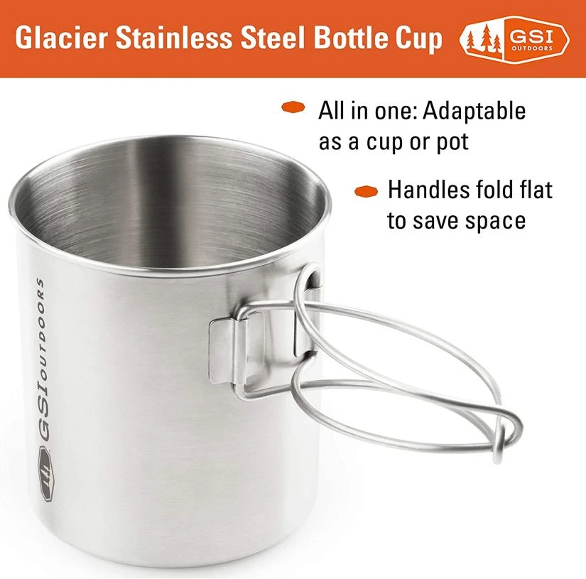 Outdoor Coffee GSI Outdoors Glacier Stainless Bottle Cup 5 Outdoor Coffee GSI Outdoors Glacier Stainless Bottle Cup - Image 3