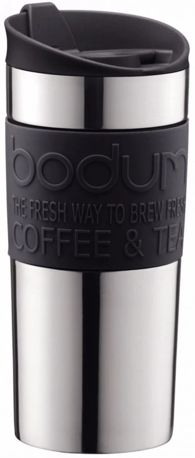 Thermal Mugs Bodum Vacuum Travel Mug 350 Ml, Black 3 Thermal Mugs Bodum Vacuum Travel Mug 350 Ml, Black