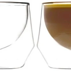 Cappuccino Cups Kruve Imagine Milk Glass, 2 Pcs